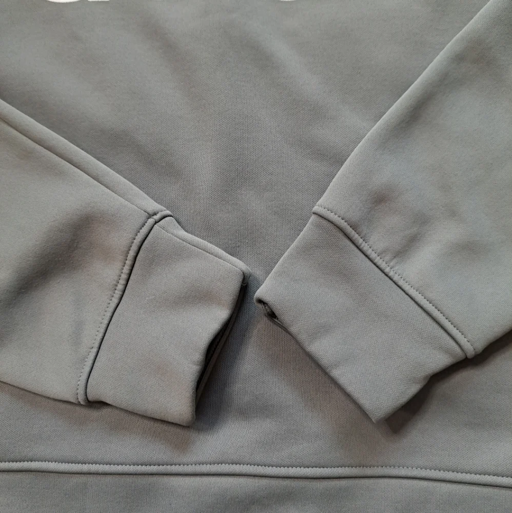 Adidas Men's Size Small Logo Pullover Gray Crewneck Long Sleeve Sweatshirt